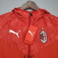 AC Milan Vestes Coupe Vent PUMA Red 2021/2022