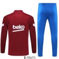 Barcelona Sweat Entrainement Red + Pantalon Blue 2021/2022