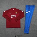 Barcelona Sweat Entrainement Red + Pantalon Blue 2021/2022