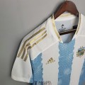 Maillot Argentine Commemorative Edition White Blue 2021/2022