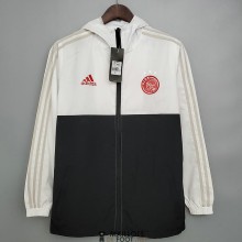 Ajax Vestes Coupe Vent Black White 2021/2022