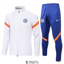 Chelsea Veste White + Pantalon Blue 2021/2022