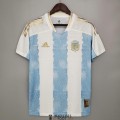 Maillot Argentine Commemorative Edition White Blue 2021/2022