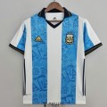 Maillot Argentine Commemorative White Blue 2021/2022