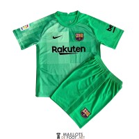 Maillot Barcelona Enfant Gardien De But Green 2021/2022