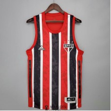 Maillot Sao Paulo FC Vest Red Black 2021/2022