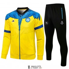 Napoli Kappa x Marcelo Burlon Veste Yellow + Pantalon 2021/2022